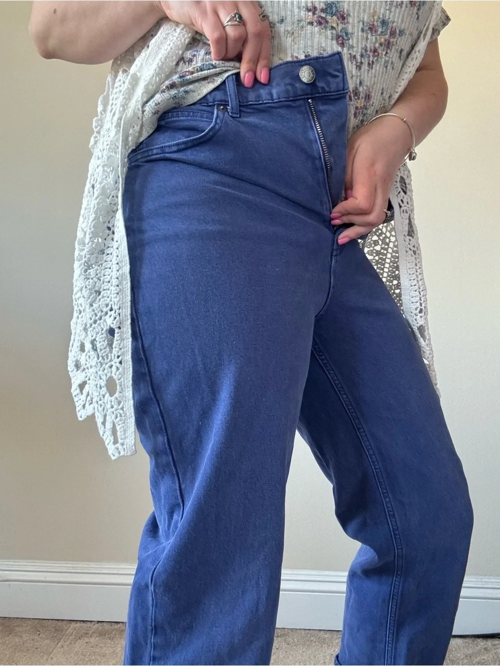 Everlane Deep Lapis Straight Leg Jeans